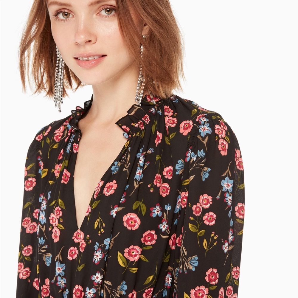 💐NWT Kate Spade Meadow Smock waist dress💐